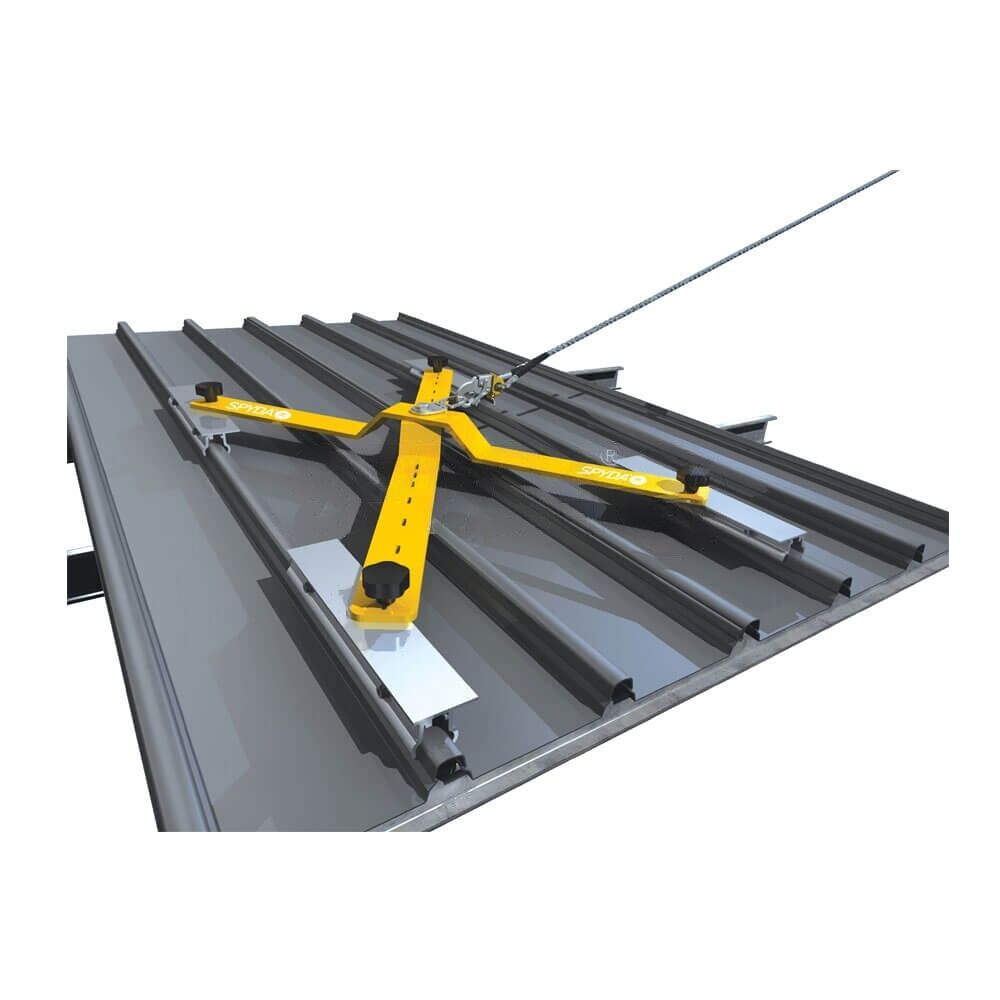 metal roof anchor points system
