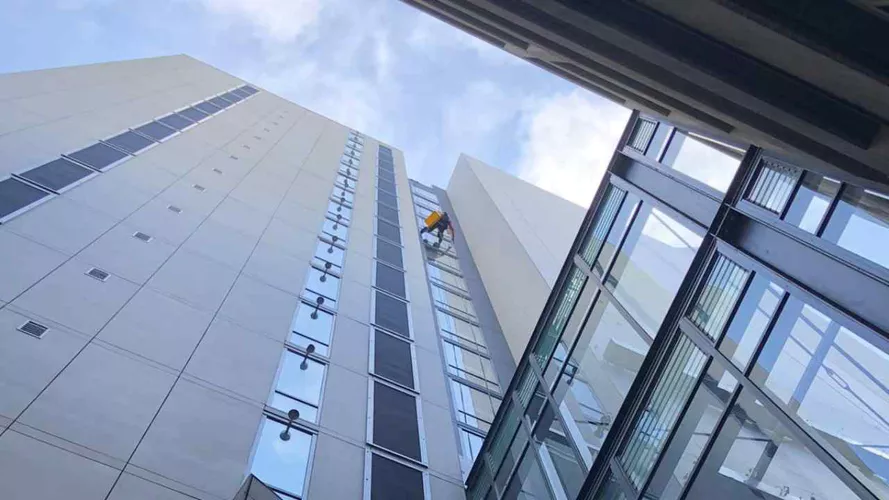 high rise window cleaning services